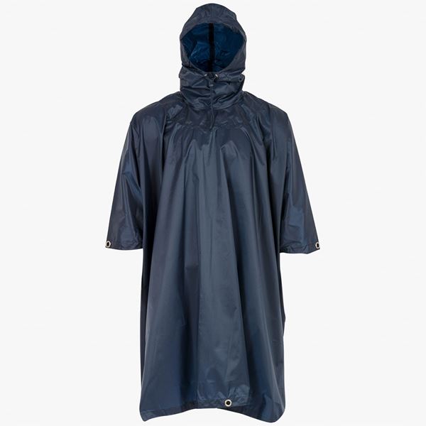 Picture of Adventure Hooded Poncho Navy Blue